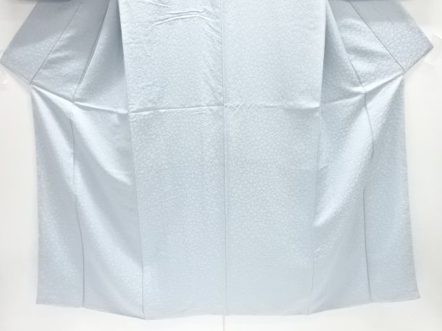  未使用品　小花模様織り出し色無地着物